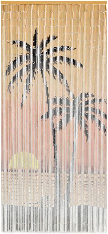 vidaXL Dörrdraperi i bambu 90x200 cm